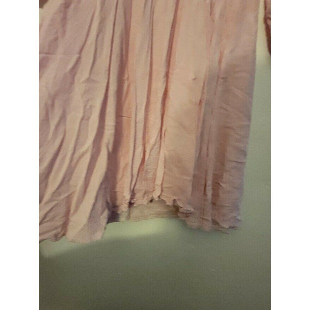 West 36th Womens Pink 3/4 Sleeve V Neck Short Length Mini Dress Size Small - Picture 7 of 9